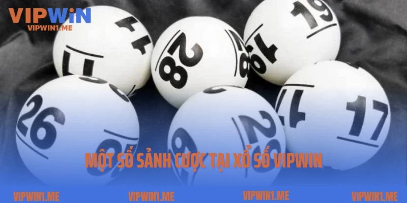 Một số sảnh cược tại xổ số Vipwin